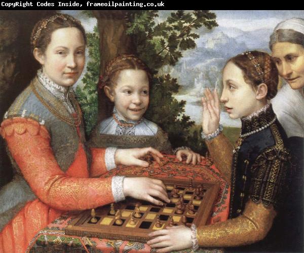 Sofonisba Anguissola the chess game